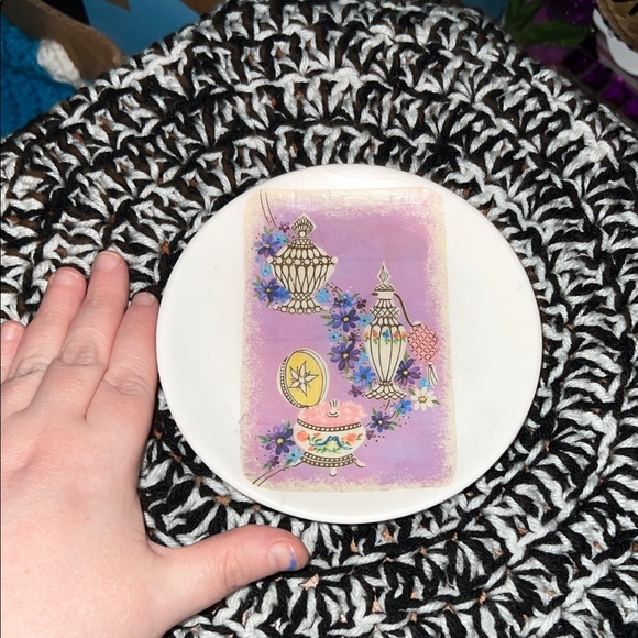 Vintage Purple Decorative mini  Plate - Picture 2 of 5